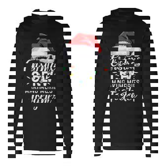 Family Christmas Crew Making Memories Together Matching Long Sleeve T-Shirt | Seseable UK