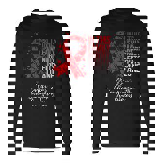 Family Support Children's Cardiomyopathy Awareness Long Sleeve T-Shirt - Monsterry