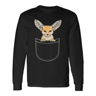 Fennek Fox Fennec Fox Desert Fox Langarmshirts - Geschenkecke