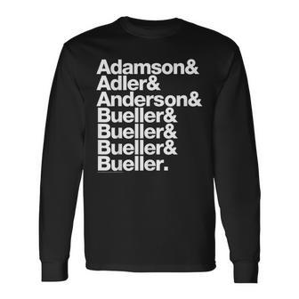 Ferris Bueller's Day Off Adamson & Eagle & Anderson Langarmshirts - Geschenkecke