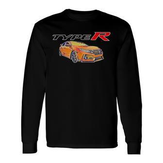 Fk8 Civic Type R Retro Style Langarmshirts - Geschenkecke