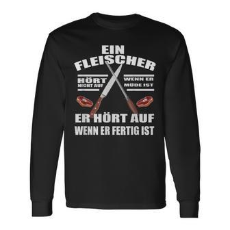 Fleischer Fleischerei Butcher Meister Langarmshirts - Geschenkecke