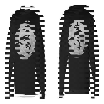 Fly Aerial Yoga Amaca Seta Luna Piena Love Aerialist Maglietta a maniche lunghe - Novitaregali