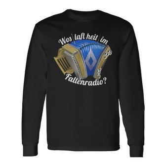 With Folding Radio Steirische Harmonika Langarmshirts - Geschenkecke