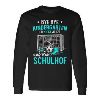 Football Bye Bye Kindergarten I Tschüss Kindergarten Langarmshirts - Geschenkecke