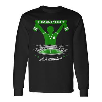 Footballienna West Stadium Forever Rapid Rapidler Langarmshirts - Geschenkecke