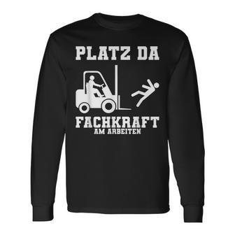 Forklift Forklift Forklift Driver Motif Sayings Langarmshirts - Geschenkecke