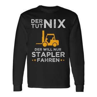 Forklift Driver Forklift Truck Warehouse Langarmshirts - Geschenkecke