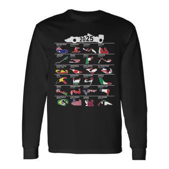 Formula Open Wheel Racing Car 2025 Fan World Circuit Langarmshirts - Geschenkecke