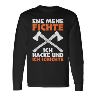 Forstwirt Holz Machen Lumberjack Sayings Langarmshirts - Geschenkecke