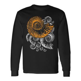 Fossil Paleontologist Ammonite Langarmshirts - Geschenkecke