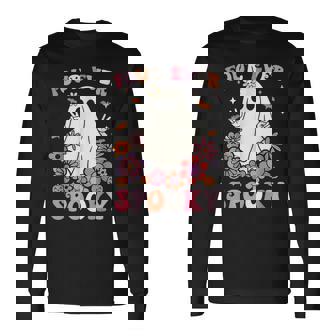 Four Ever Spooky Halloween 4Th Birthday Party Decorations Long Sleeve T-Shirt - Thegiftio UK