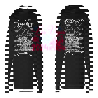 Friends Trip Las Vegas 2024 High Heels Costume Travel Long Sleeve T-Shirt - Thegiftio UK