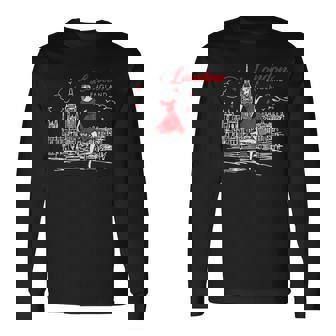 Fun England London Vintage Souvenir Big Ben Long Sleeve T-Shirt - Thegiftio UK