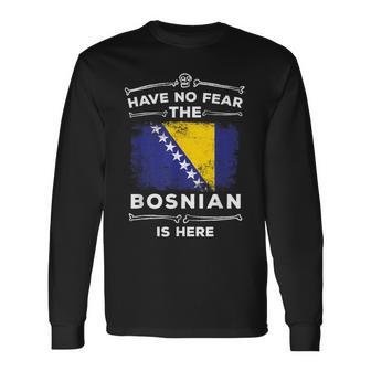 Bosnia Flag Bosnia Herzegovina Roots Langarmshirts - Geschenkecke