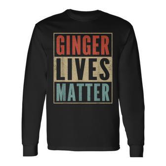 Ginger Lives Matter Retro Colours Redhead Langarmshirts - Geschenkecke