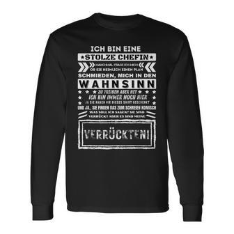 Ich Bin Eine Stolze Chef Langarmshirts - Geschenkecke