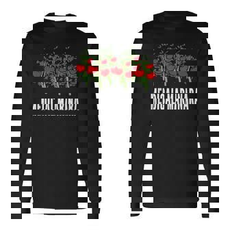 Italian Sauce Pizza Pun Medical Marinara Long Sleeve T-Shirt - Monsterry