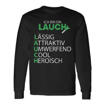 Lauch Ich Bin Ein Lauch Sport Fitness Langarmshirts - Geschenkecke