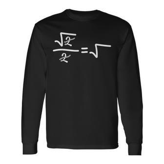 Maths Nerd Root 2 Geeks Langarmshirts - Geschenkecke