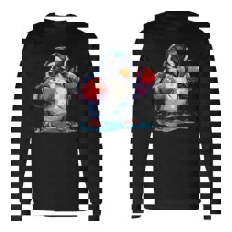 Penguin Party With This Boxing Animal Costume Long Sleeve T-Shirt - Monsterry