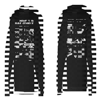 Retro Popular Music Bands Of The 90S Rock Pop Culture Long Sleeve T-Shirt - Monsterry