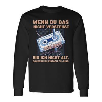 Saying Band Salad 80S 90S Retro Cassette Langarmshirts - Seseable