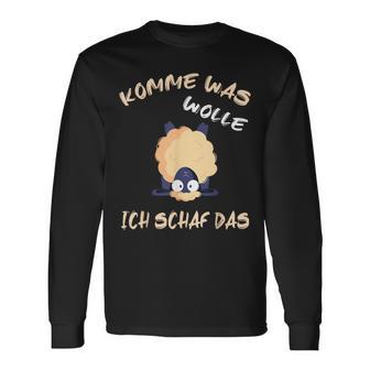 Word Game With Sheep Komme Was Wolle Ich Schaf Das Langarmshirts - Geschenkecke