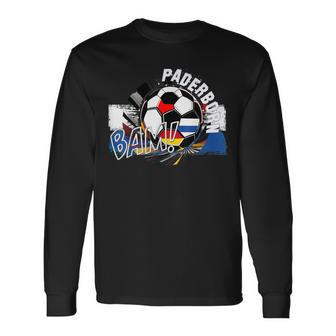 Fussball Ist Leben Paderborn Fan Langarmshirts - Seseable