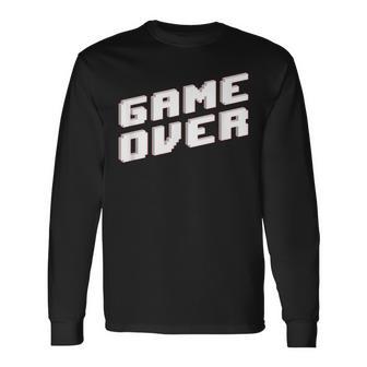 Game Over Ideo Game T Game Over Langarmshirts - Geschenkecke