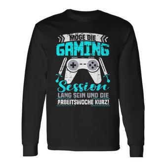 Gamer Zocker Games Pc Gaming Slogan Langarmshirts - Geschenkecke