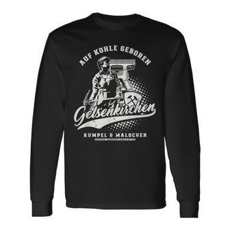 Gelsenkirchen Auf Kohle Geboren S Langarmshirts - Geschenkecke