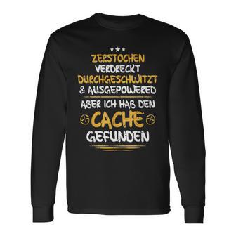 Geocaching Geocacher Ich Habe Den Cache Geocachen Langarmshirts - Seseable