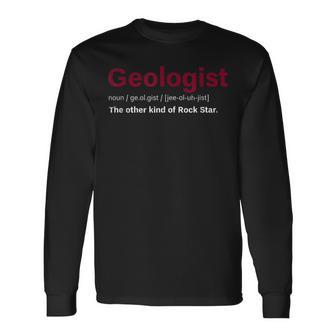 Geologist Die Andere Typon Rockstar Geology Langarmshirts - Geschenkecke