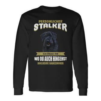 Giant Schnauzer With Giant Schnauzer Dog Motif Langarmshirts - Geschenkecke