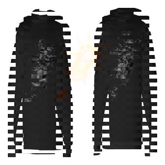 Giant Tarantula Spider Crawling Up Prank Long Sleeve T-Shirt - Monsterry