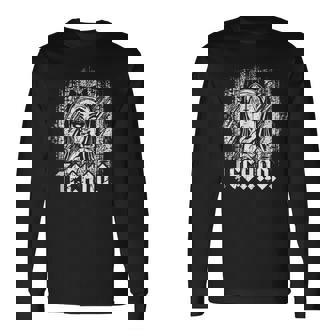 Gótico Gótico Tekno Rave Music Hard Techno Raver Dark Techno Sin Mangas Camiseta de manga larga - Regaloses