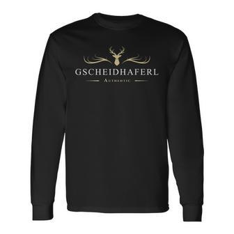 Gscheidhaferl Bayern Bayern Spruch Geschenk Langarmshirts - Geschenkecke