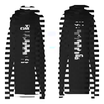 Gym Bro Tren Testosterona Natural Bro Gym Rata Camiseta de manga larga - Regaloses