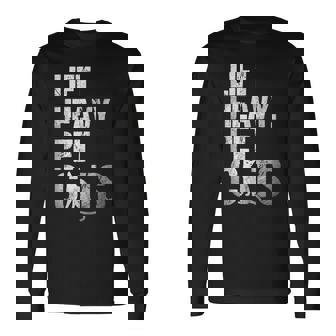 Gym Cat Workout Lift Heavy Pet Cats Long Sleeve T-Shirt - Monsterry