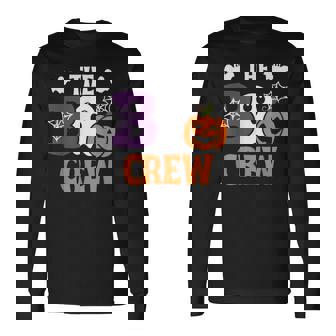 Halloween The Boo Crew Cute Ghost Spooky Family Matching Long Sleeve T-Shirt | Mazezy