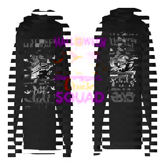 Halloween Cruise Squad Family 2024 Cruising Spooky Season Long Sleeve T-Shirt - Monsterry