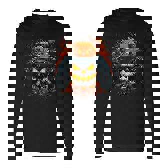 Halloween Gaming Controller Boys Halloween Costume Long Sleeve T-Shirt - Monsterry
