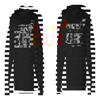 Halloween Wicked Cute October 31 Pink Long Sleeve T-Shirt - Monsterry