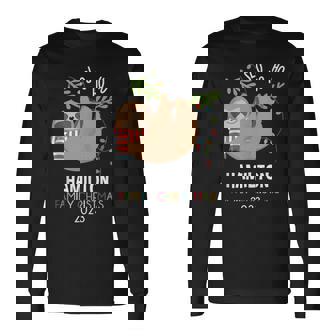 Hamilton Family Name Hamilton Family Christmas Long Sleeve T-Shirt - Monsterry
