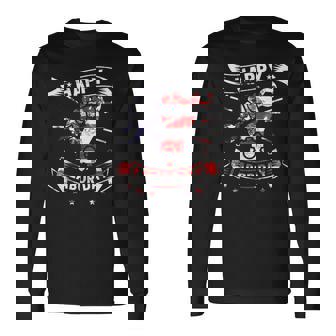 Happy Labor Day 2023 American Flag Patriotic Union Worker Long Sleeve T-Shirt - Monsterry