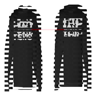 Hard Techno Rave Hardstyle Dark Festival Camiseta de manga larga - Regaloses