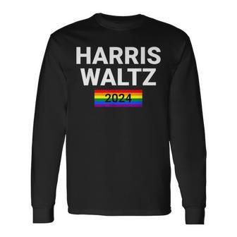 Harris Waltz 2024 Gay Pride Lgbt Wahl Harris Waltz 2024 Langarmshirts - Geschenkecke