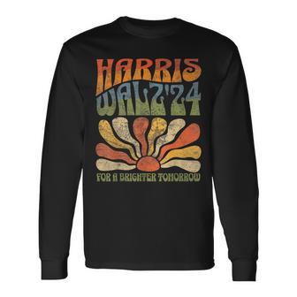 Harris Walz Für Ein Strahlendes Morgen Kamala Harris Tim Waltz Langarmshirts - Geschenkecke