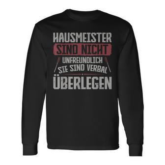 Hausmeister Sinderbal Überlegen Hausmeister Langarmshirts - Geschenkecke